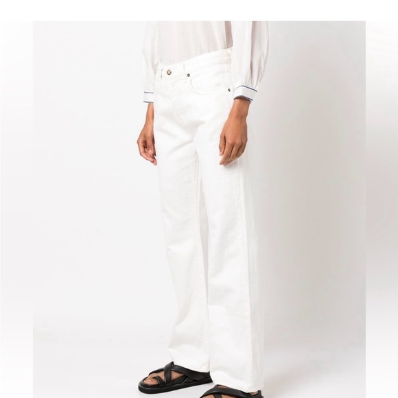 NWOT Nili Lotan White Juliet Jean Size 26 - Picture 3 of 6